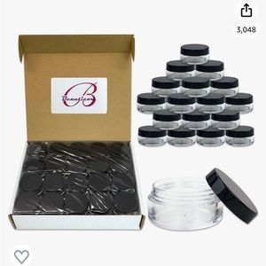 35 pieces 10 Gram (0.35 oz) Plastic Pot Jars